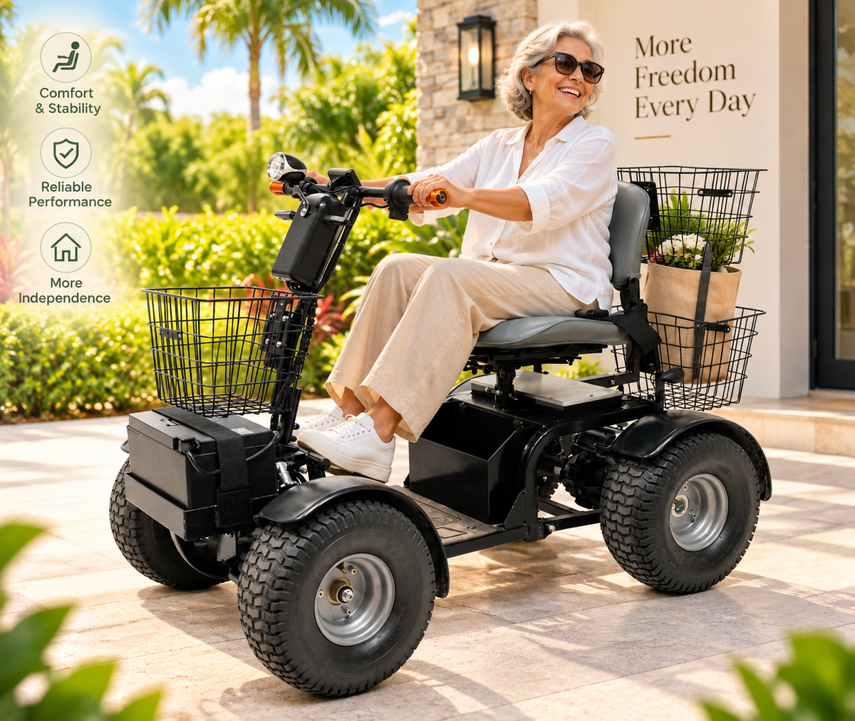 Cheeta Ninja All-Terrain 4-Wheel Mobility Scooter