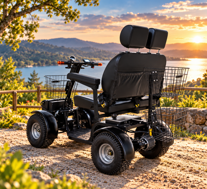Cheeta Ninja All-Terrain Mobility Scooter Double Seat