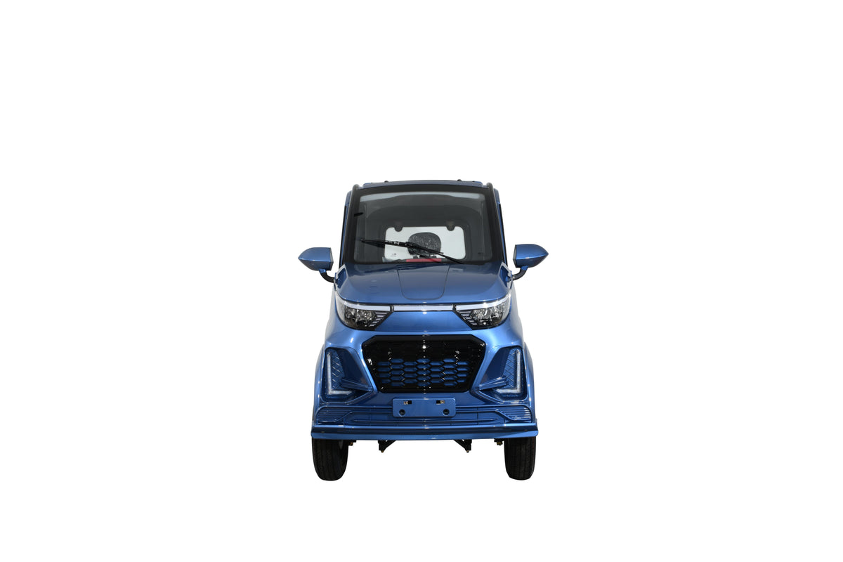 Q Express Fully Enclosed All-Weather Cabin Scooter - Blue