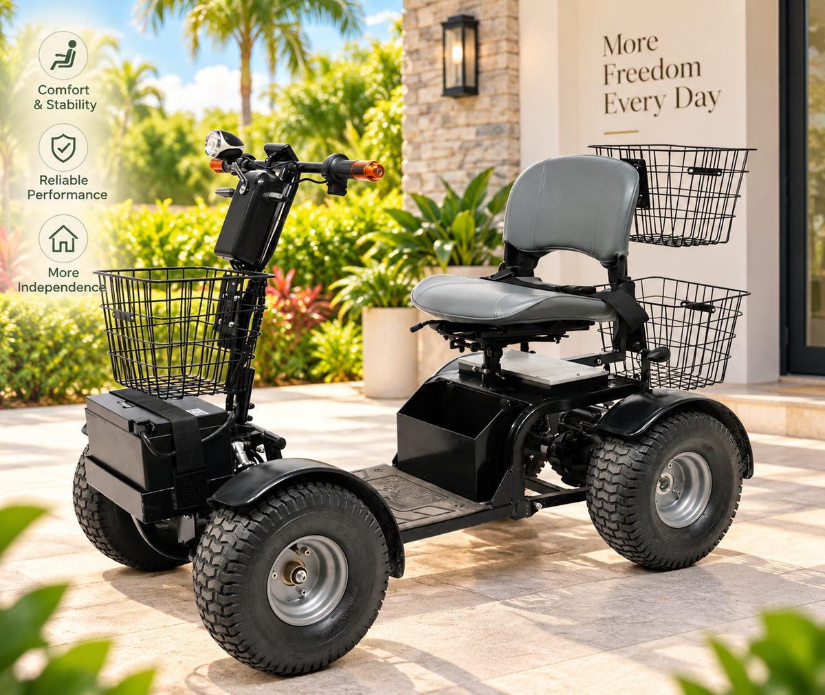 Cheeta Ninja All-Terrain 4-Wheel Mobility Scooter