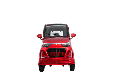 Q Express Fully Enclosed All-Weather Cabin Scooter - Red